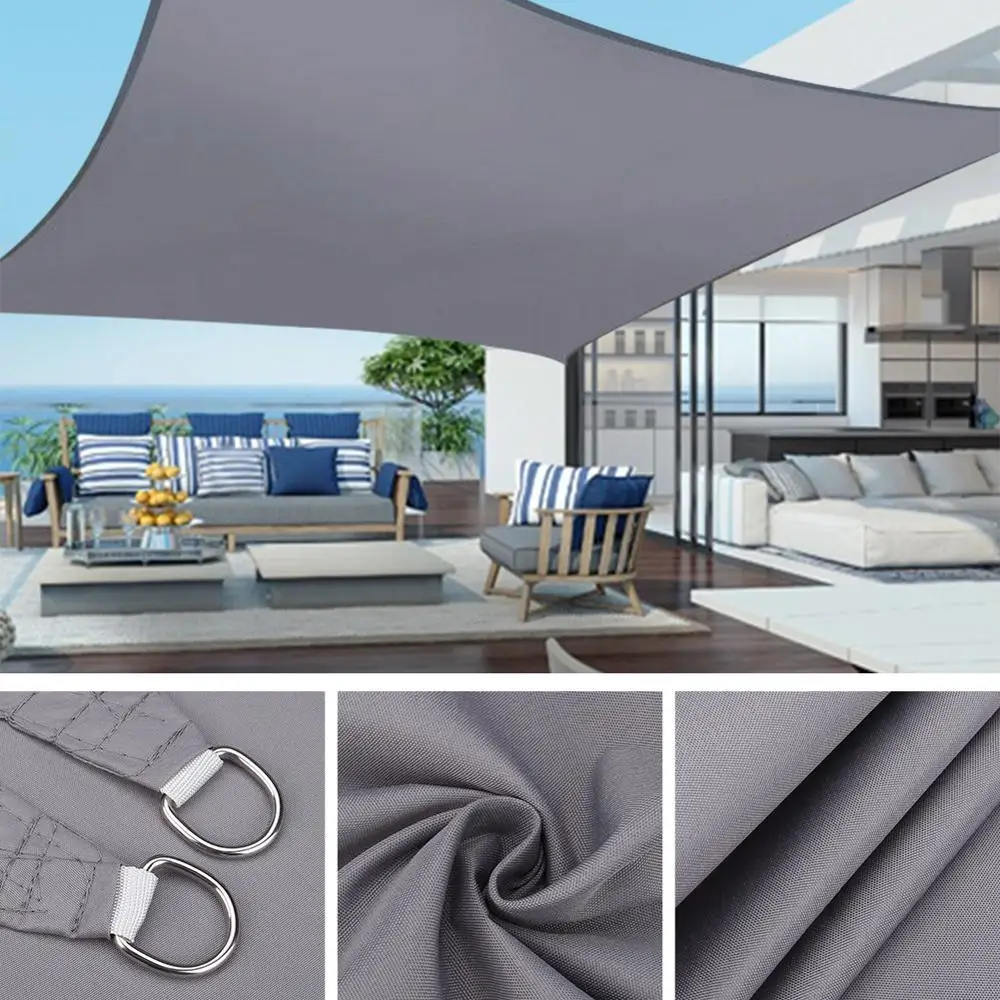 NEW Grey Awnings Shade Sail Cloth Waterproof Oxford Garden Square/Triangle Sunshade 98%UV protection outdoor Canopy280GSM
NEW Grey Awnings Shade Sail Cloth Waterproof Oxford Garden Square/Triangle Sunshade 98%UV protection outdoor Canopy280GSM