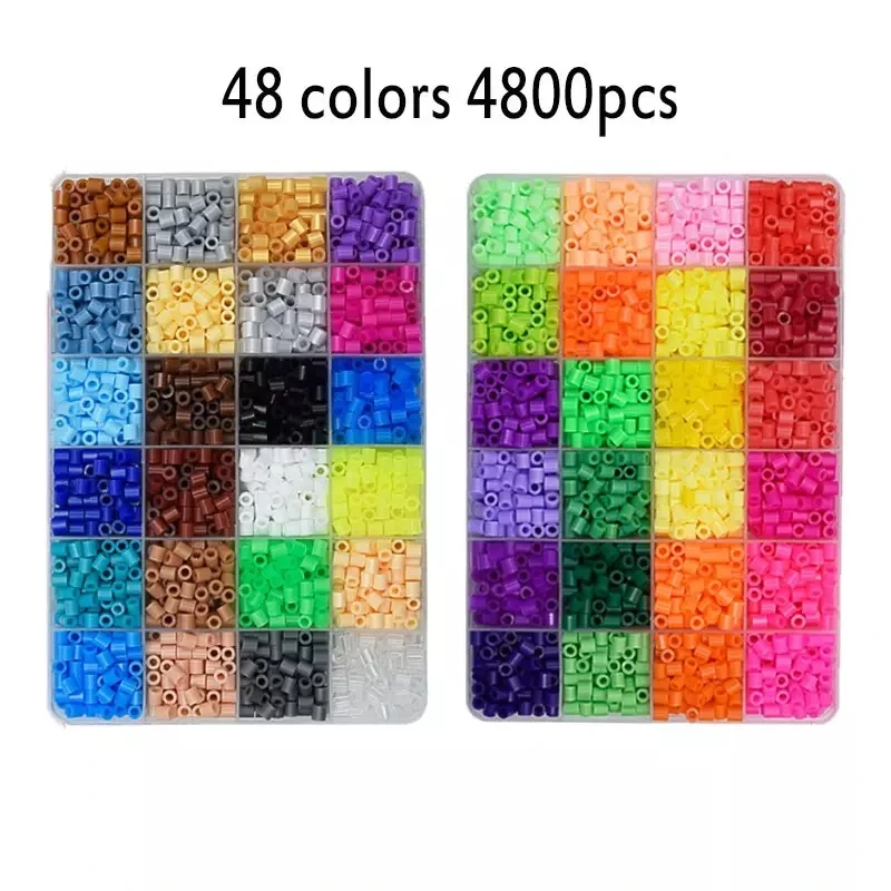 48Colors Hama Bead 5mm Kit Jıgsaw Puzzle Fuse Bead Set Toy for Kids Diy 3D Puzzle Educational Kids Toy Educational Toys
48Colors Hama Bead 5mm Kit Jıgsaw Puzzle Fuse Bead Set Toy for Kids Diy 3D Puzzle Educational Kids Toy Educational Toys