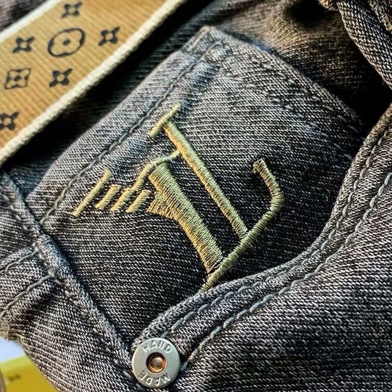 Spring autumn 2021 new Denim jeans men's embroidery brand stretch pants summer Korean Slim Harlan feet teenagers cropped pants
Spring autumn 2021 new Denim jeans men's embroidery brand stretch pants summer Korean Slim Harlan feet teenagers cropped pants