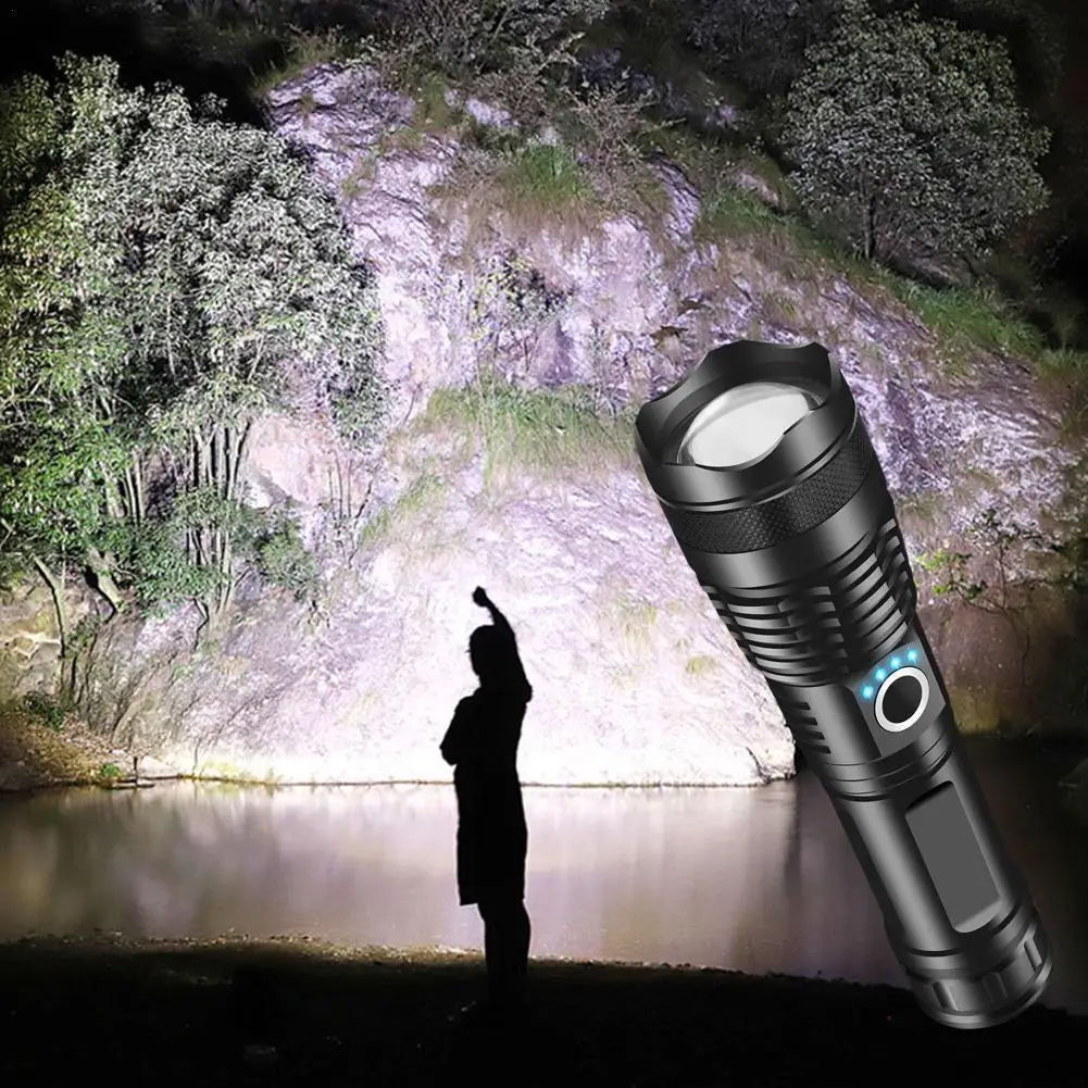Convenient Super Bright Flashlights High Power Torch Light Rechargeable Tactical Flashlight For Outdoor Camping Accessories
Convenient Super Bright Flashlights High Power Torch Light Rechargeable Tactical Flashlight For Outdoor Camping Accessories