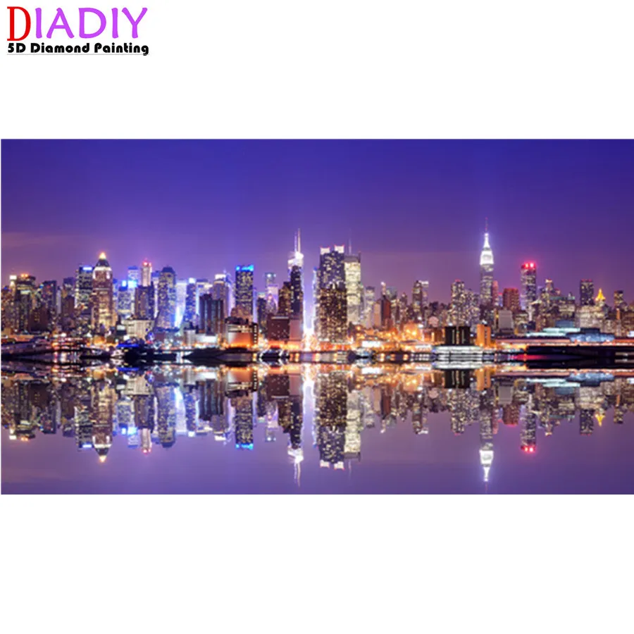 Modern city night view 5D DIY full square diamond painting cross stitch picture of rhinestone diamond embroidery home decoration
Modern city night view 5D DIY full square diamond painting cross stitch picture of rhinestone diamond embroidery home decoration