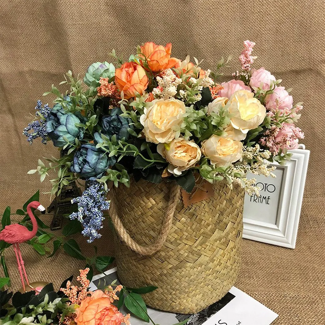 1*30cm Artificial Flower Bouquet Silk Peony Fake Flowers Wedding Table Decor 5 Heads In Stock Drop Shipping
1*30cm Artificial Flower Bouquet Silk Peony Fake Flowers Wedding Table Decor 5 Heads In Stock Drop Shipping