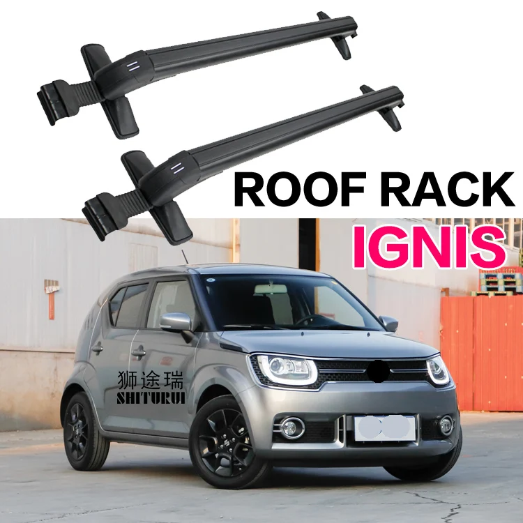 2Pcs Roof Bars for SUZUKI IGNIS III (MF)2016 2017 2018 2019 2020 Aluminum Alloy Side Bars Cross Rails Roof Rack Luggage Carrier
2Pcs Roof Bars for SUZUKI IGNIS III (MF)2016 2017 2018 2019 2020 Aluminum Alloy Side Bars Cross Rails Roof Rack Luggage Carrier