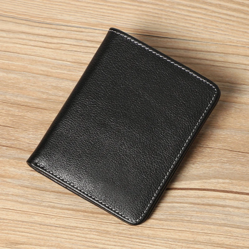 Men Wallet Mini Genuine Leather Slim Short Wallets Unisex Soft Purses Money Clip Male Card Holder Bank Credit Women Small Purse
Men Wallet Mini Genuine Leather Slim Short Wallets Unisex Soft Purses Money Clip Male Card Holder Bank Credit Women Small Purse