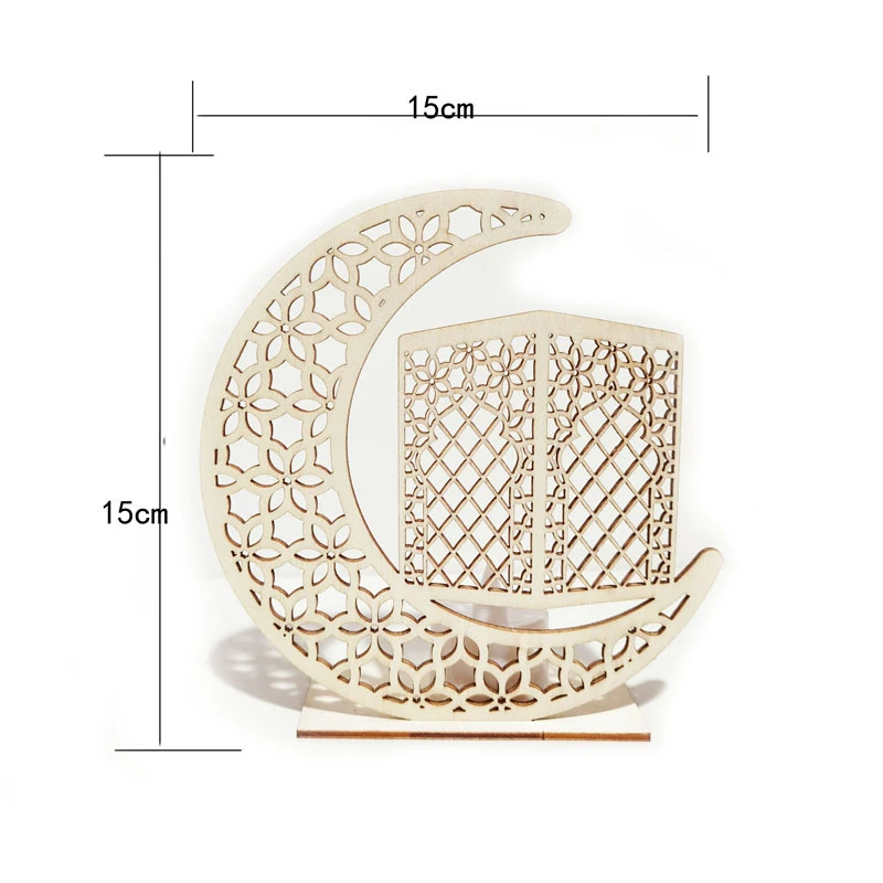 LED Eid Mubarak Wooden DIY Craft Ornament Pendant Islam Muslim Party Home Decoration Ramadan Kareem Event Party Supplies
LED Eid Mubarak Wooden DIY Craft Ornament Pendant Islam Muslim Party Home Decoration Ramadan Kareem Event Party Supplies