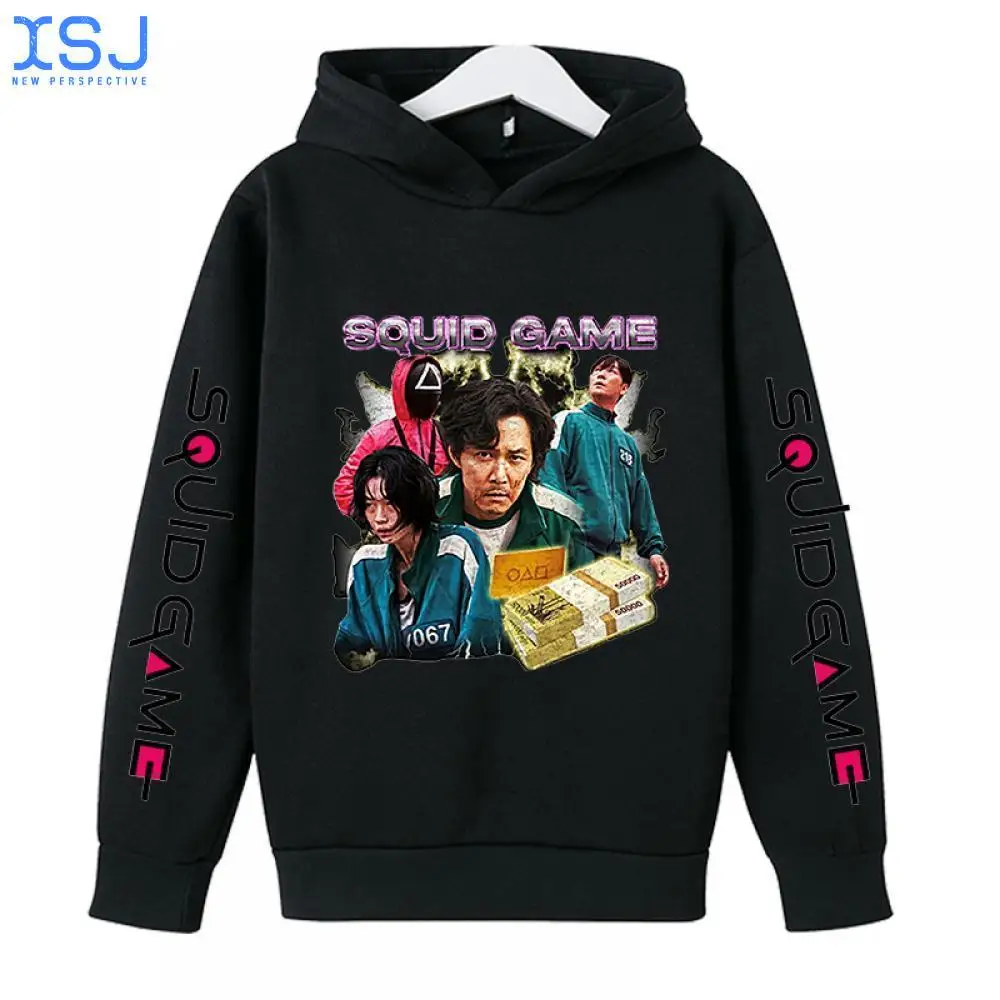 Sudaderas de Mujer Squid Game children Costume Round Six Boys Hoodies Kids Clothes Girls Autumn Winter Sweatshirts Sweat
Sudaderas de Mujer Squid Game children Costume Round Six Boys Hoodies Kids Clothes Girls Autumn Winter Sweatshirts Sweat