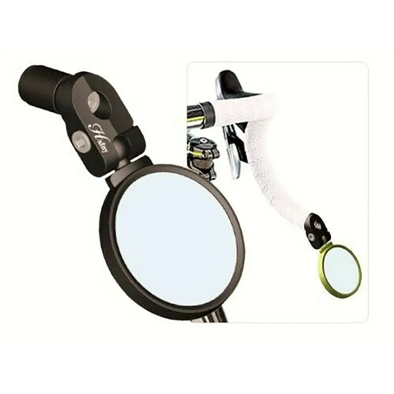 Road Bicycle Bike Drop Bar Rear View Mirror Black Stainless Lens Safety Rearview 
Road Bicycle Bike Drop Bar Rear View Mirror Black Stainless Lens Safety Rearview