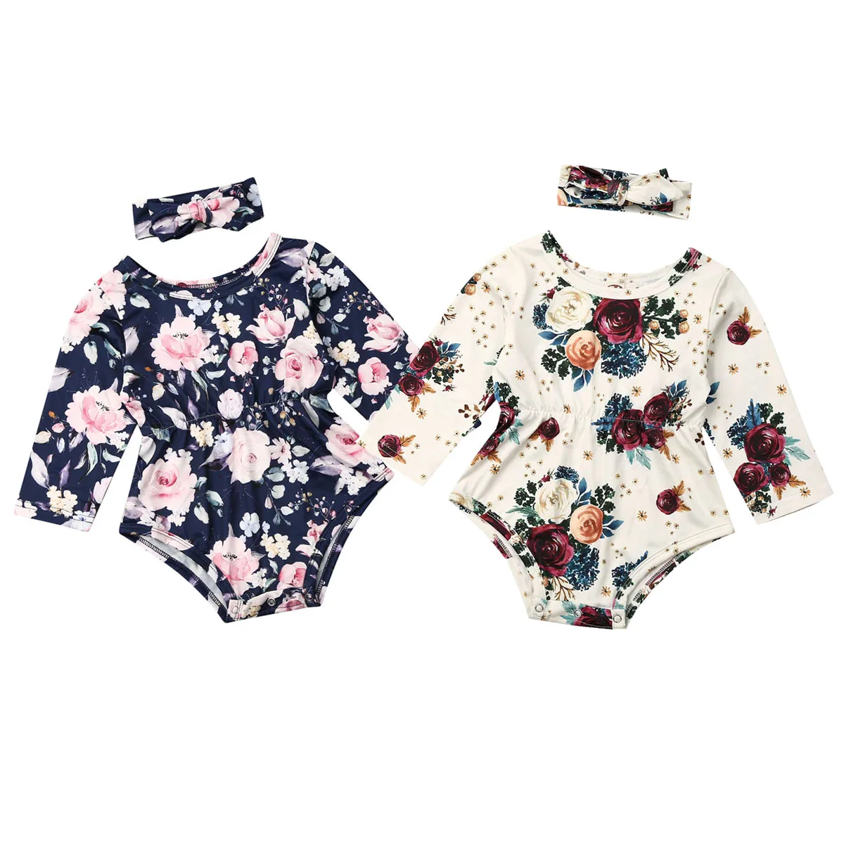 Newborn Baby Floral Bodysuit Infant Baby Girl Clothes Floral Long Sleeve Romper O Neck Jumpsuit + Headband Cute Girl Outfit
Newborn Baby Floral Bodysuit Infant Baby Girl Clothes Floral Long Sleeve Romper O Neck Jumpsuit + Headband Cute Girl Outfit