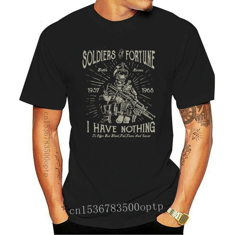 New 100% Cotton Tee Shirt Unique Crewneck Military Soldier Retro Vintage T Shirts Hot Sale Mens Short Sleeve T-Shirts Print
New 100% Cotton Tee Shirt Unique Crewneck Military Soldier Retro Vintage T Shirts Hot Sale Mens Short Sleeve T-Shirts Print