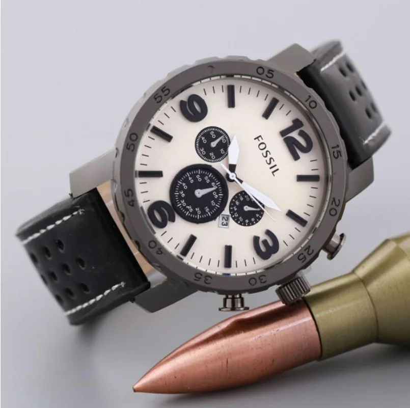 New Luxury Brands Men Watch Nate Chronograph Black Stainless Steel Watch Black Dial Quartz Metal Casual AAA Watch 5245
New Luxury Brands Men Watch Nate Chronograph Black Stainless Steel Watch Black Dial Quartz Metal Casual AAA Watch 5245