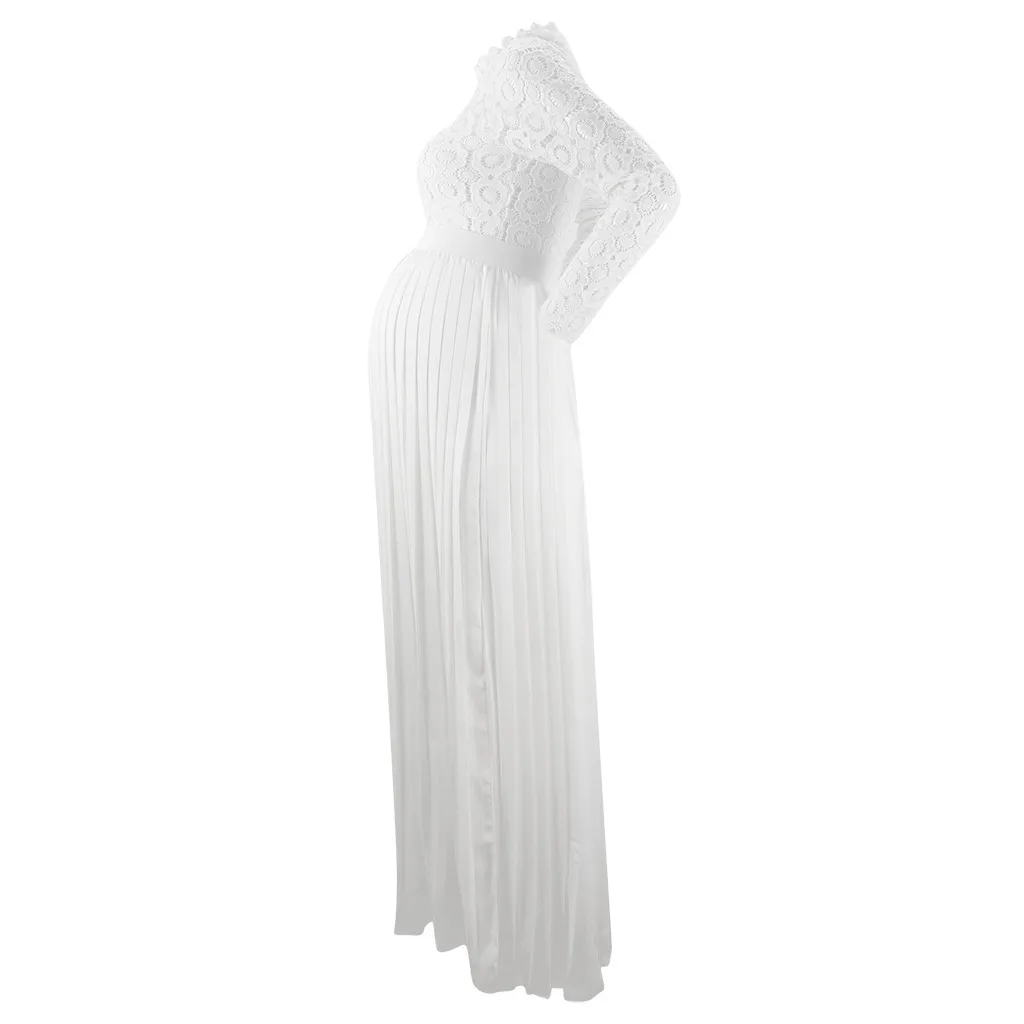 Women Pregnants Maternity Photography High Collar Long Sleeve Solid Lace O-neck Dresses Pregnant Photography Sexy Dress
Women Pregnants Maternity Photography High Collar Long Sleeve Solid Lace O-neck Dresses Pregnant Photography Sexy Dress