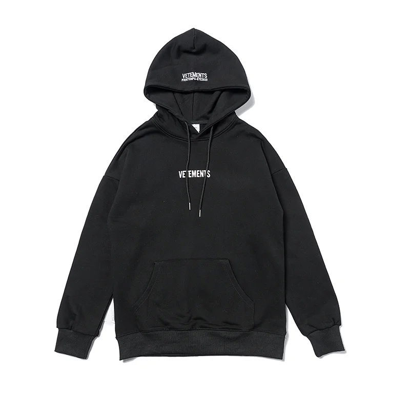 Vetements Hoodie Men Women 1:1 Big Tag Hip Hop Black Hoodie Embroidery Sweatshirts Vetements Pullover
Vetements Hoodie Men Women 1:1 Big Tag Hip Hop Black Hoodie Embroidery Sweatshirts Vetements Pullover