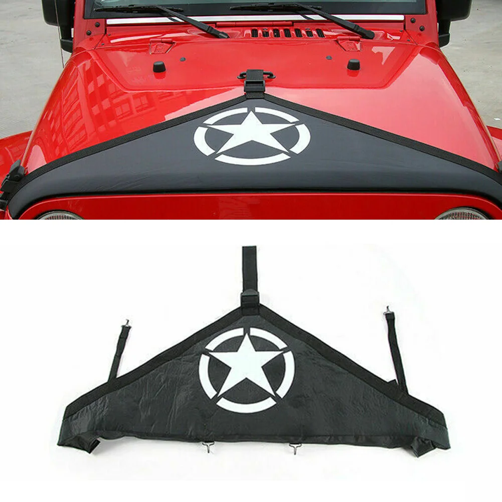 Black Canvas Cover Protective Cover Pentagram For Jeep Wrangler JK 2007-17 EngineNo Drilling Or Cutting
Black Canvas Cover Protective Cover Pentagram For Jeep Wrangler JK 2007-17 EngineNo Drilling Or Cutting