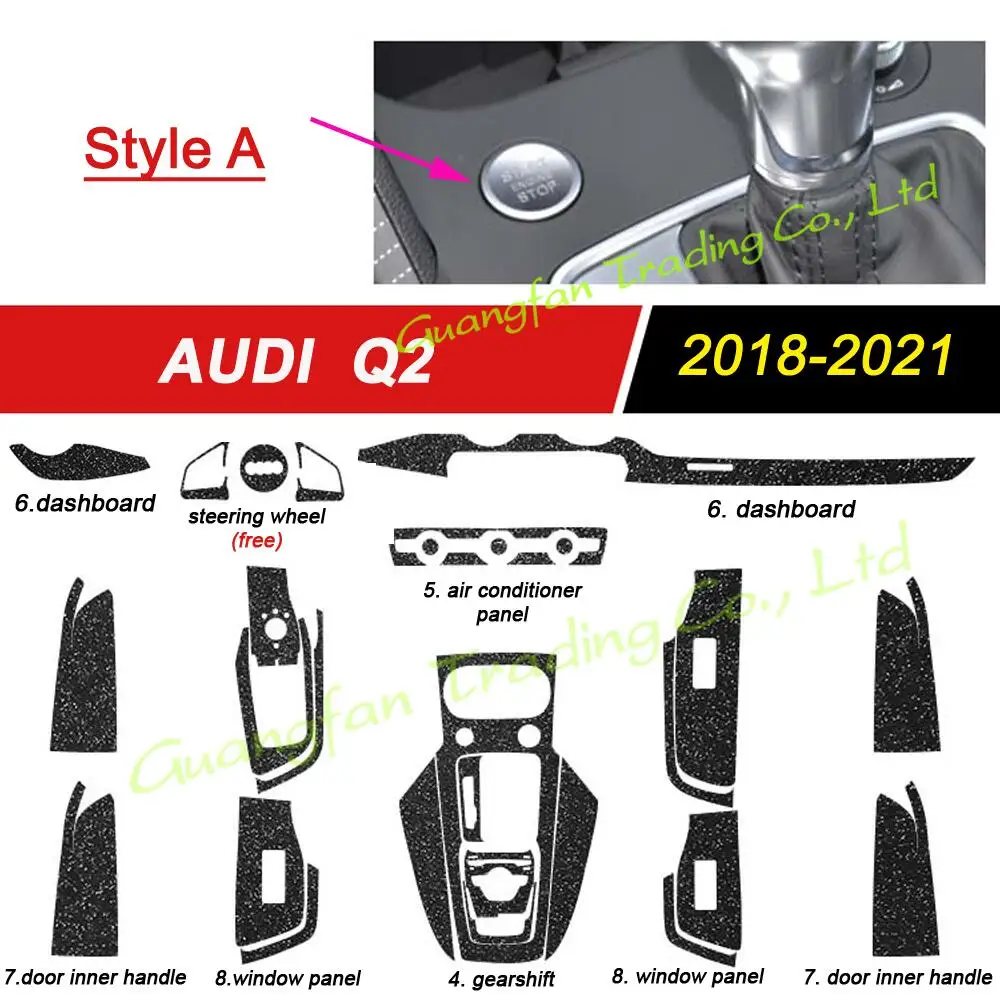 For AUDI Q2 2018-2021 Car-Styling 3D/5D Carbon Fiber Car Interior Center Console Color Change Molding Sticker Decals
For AUDI Q2 2018-2021 Car-Styling 3D/5D Carbon Fiber Car Interior Center Console Color Change Molding Sticker Decals