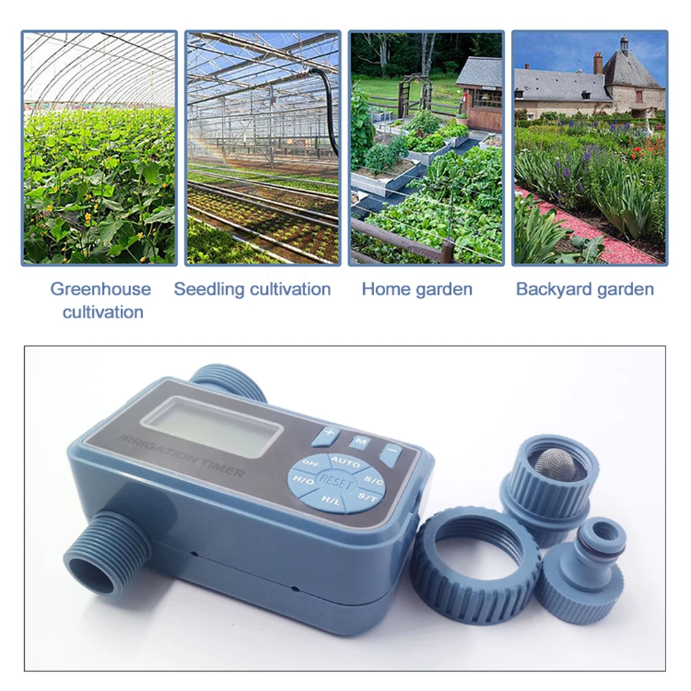 LCD Screen Garden Irrigation Control Device Auto Water Saving Irrigation Controller Digital Plant Watering Timer
LCD Screen Garden Irrigation Control Device Auto Water Saving Irrigation Controller Digital Plant Watering Timer