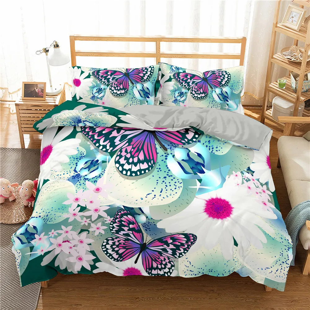 Beautiful SunFlower Bedding Set Duvet Cover Set Butterfly Printing Comforter Covers Queen King Single Full Size Home Decor
Beautiful SunFlower Bedding Set Duvet Cover Set Butterfly Printing Comforter Covers Queen King Single Full Size Home Decor