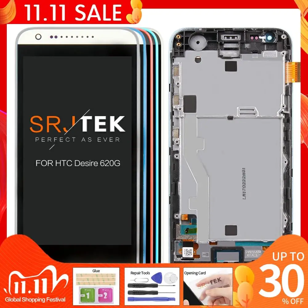 Оригинальный сенсорный ЖК-экран для HTC Desire 620G с рамкой для HTC Desire 620G дисплей дигитайзер Запасные части 620 620U 620T
Оригинальный сенсорный ЖК-экран для HTC Desire 620G с рамкой для HTC Desire 620G дисплей дигитайзер Запасные части 620 620U 620T