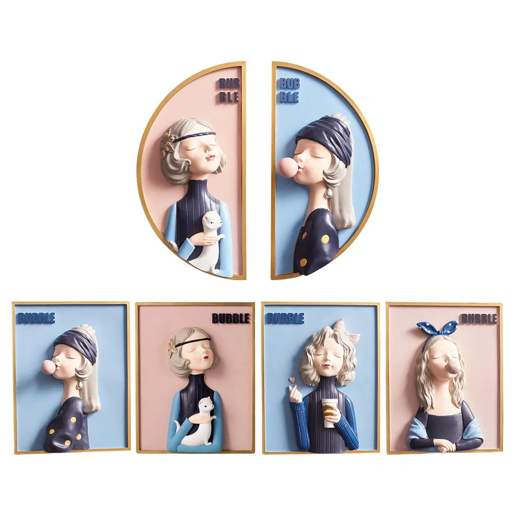 Nordic Bubble Girl Decorative Painting Wall Decoration Modern Home Decor Living Room Bedroom Painting Gifts Wall Art Sculpture
Nordic Bubble Girl Decorative Painting Wall Decoration Modern Home Decor Living Room Bedroom Painting Gifts Wall Art Sculpture