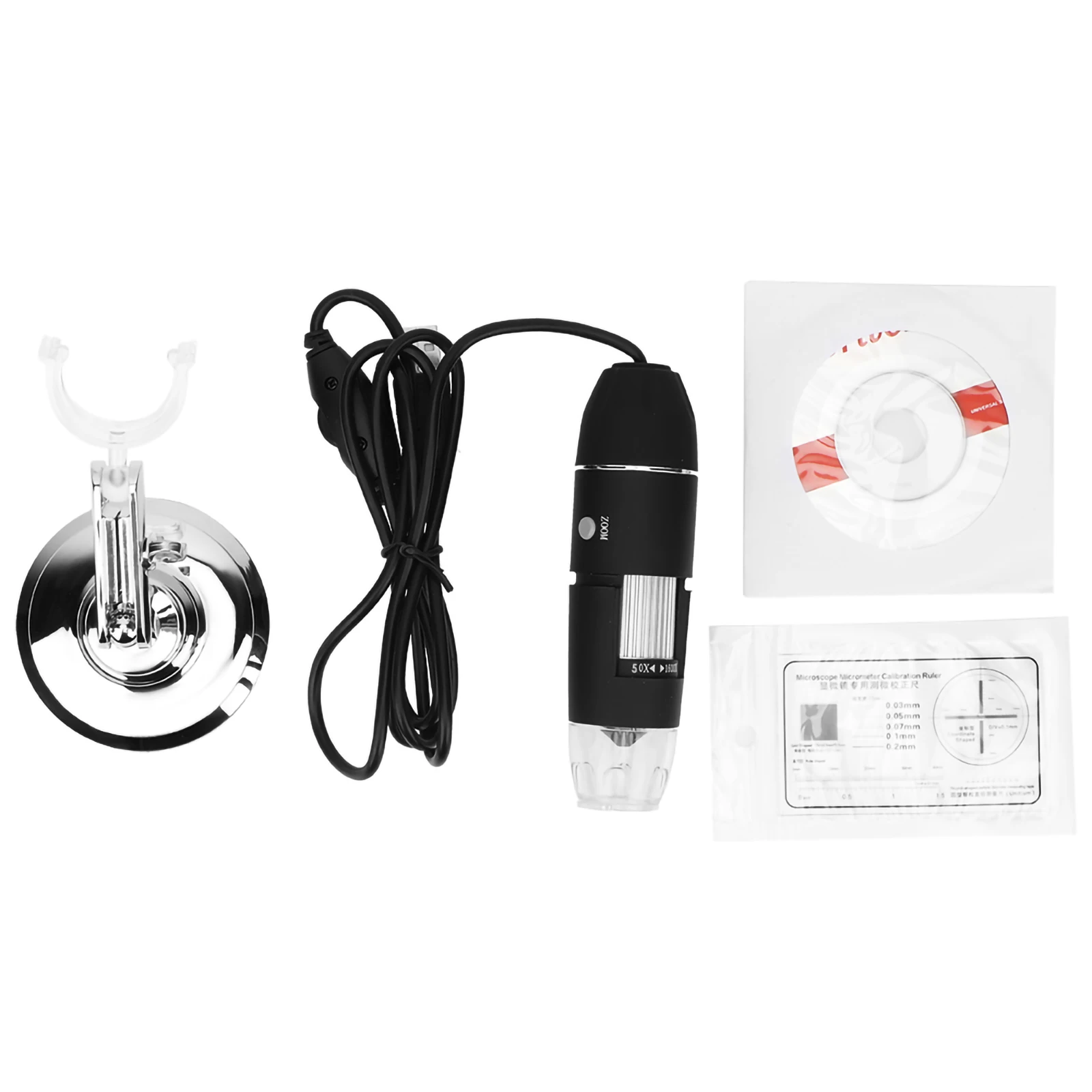 S4T-30W-D 1600X USB Zoom 8 LED Microscope Digital Magnifier Endoscope Camera Video w/Stand
S4T-30W-D 1600X USB Zoom 8 LED Microscope Digital Magnifier Endoscope Camera Video w/Stand