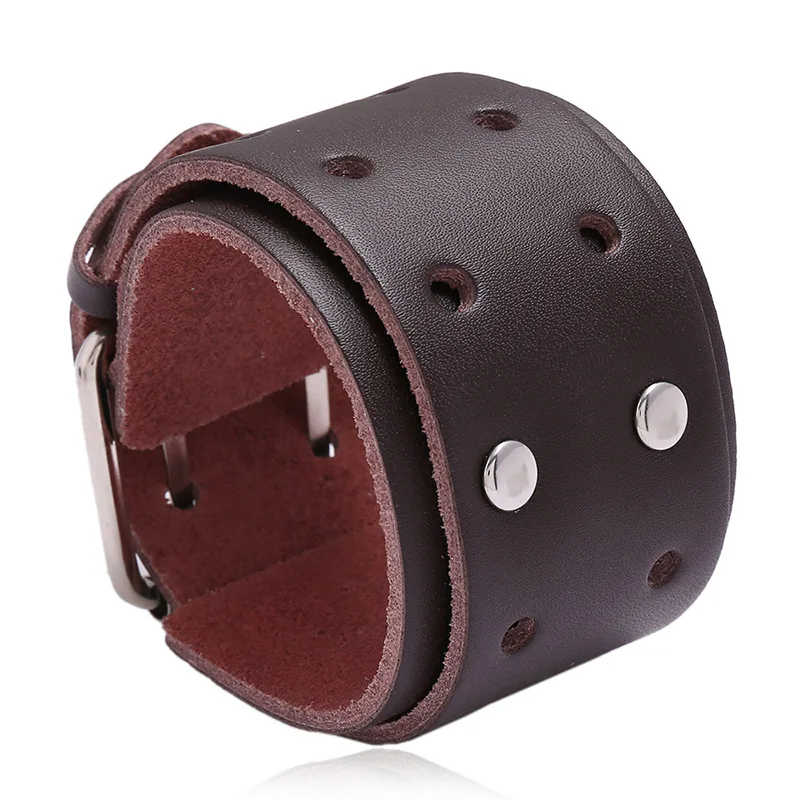 2020 new design, new fashion for men, pure brown leather cuffs, wide cuffs, vintage punk bracelets and bracelets, men’s jewelry
2020 new design, new fashion for men, pure brown leather cuffs, wide cuffs, vintage punk bracelets and bracelets, men’s jewelry