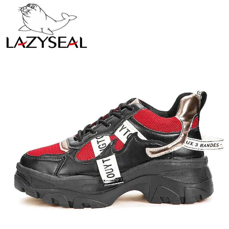 LazySeal Height Increasing Shoes Woman Sneakers Ankle Boots For Women Shoes Lace-up Roumd Toe Chunky Heel Ladies Vulcanize Shoes
LazySeal Height Increasing Shoes Woman Sneakers Ankle Boots For Women Shoes Lace-up Roumd Toe Chunky Heel Ladies Vulcanize Shoes