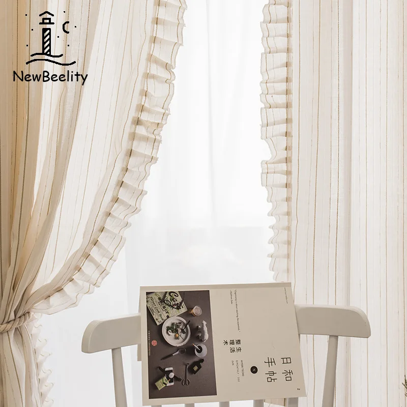New Nordic Modern Cotton Linen American Country Vertical Striped Gauze Curtaint Curtains for Living Dining Room Bedroom
New Nordic Modern Cotton Linen American Country Vertical Striped Gauze Curtaint Curtains for Living Dining Room Bedroom