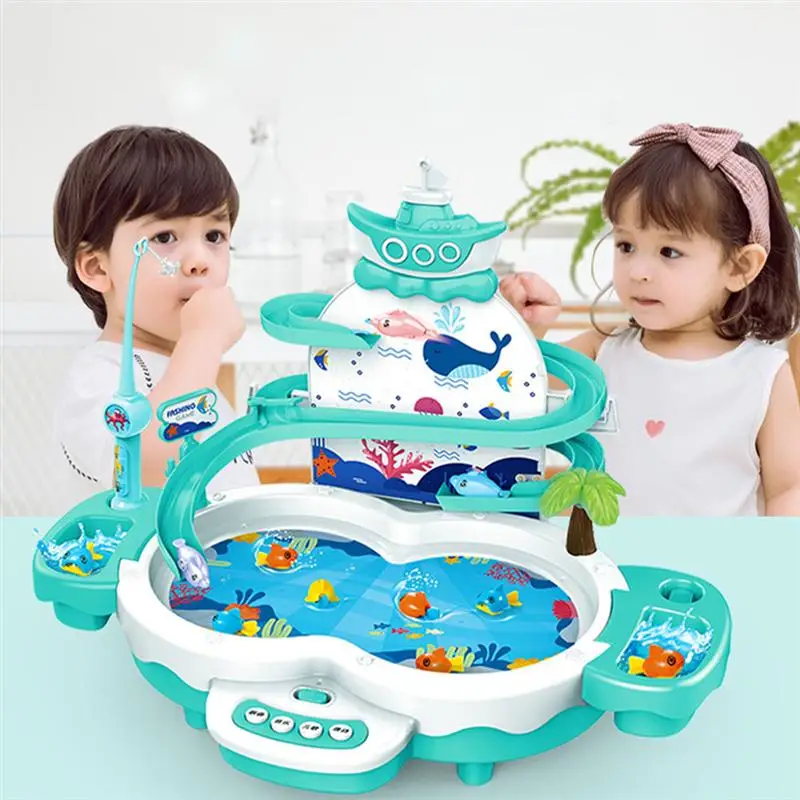 1 Set 2-in-1 Electric Fishing Toys Magnetic Fishing Toy with Music Birthday Gift
1 Set 2-in-1 Electric Fishing Toys Magnetic Fishing Toy with Music Birthday Gift