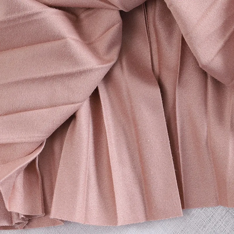 Autumn Winter 2019 Women Pleated Skirt Elastic High Waist Long Skirts Casual Vintage A-line Suede Party Skirt Ladies Black Pink
Autumn Winter 2019 Women Pleated Skirt Elastic High Waist Long Skirts Casual Vintage A-line Suede Party Skirt Ladies Black Pink