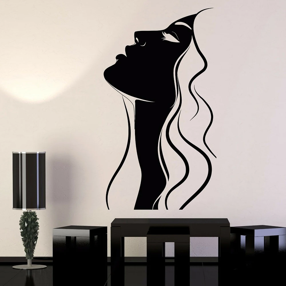 Для женщин силуэт Настенная Наклейка девочка длинные волосы Красота Парикмахерская наклейки на стену Красота салон домашнего декора комнаты виниловые наклейки в виде Фотообоев c переводными картинками B385
Для женщин силуэт Настенная Наклейка девочка длинные волосы Красота Парикмахерская наклейки на стену Красота салон домашнего декора комнаты виниловые наклейки в виде Фотообоев c переводными картинками B385