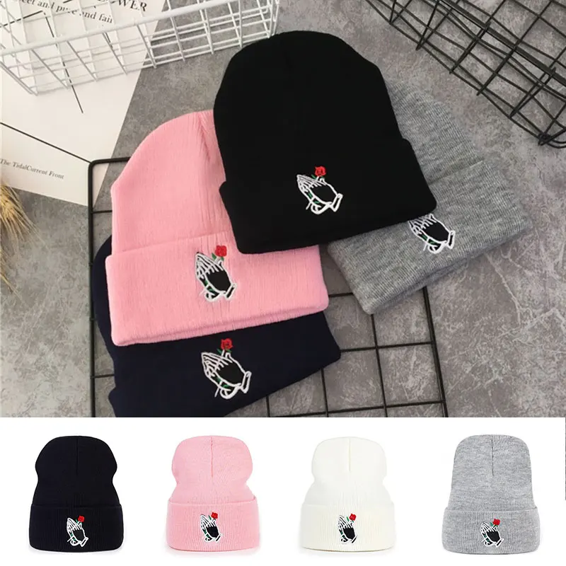 Winter Hat For Women Rose Embroider Black Beanie Knitted Hat Ski Wool cap Warm Outdoor Couple Cap Thicken шапка зимняя женская
Winter Hat For Women Rose Embroider Black Beanie Knitted Hat Ski Wool cap Warm Outdoor Couple Cap Thicken шапка зимняя женская
