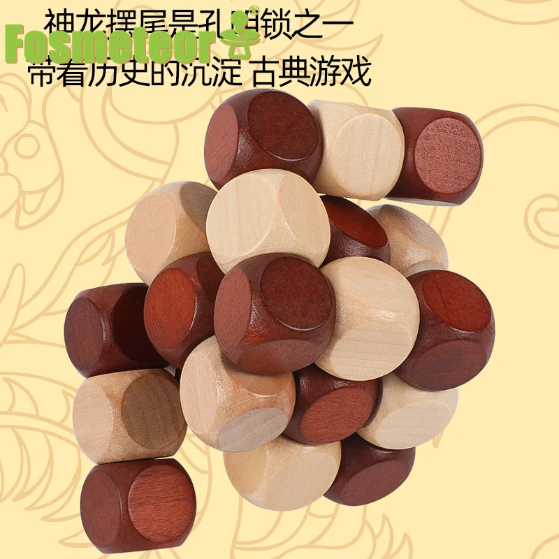 Fosmeteor Children Early Education Puzzle Assembling Dragon Wobbler Toy Adult Decompression Classical Difficulty Luban Lock
Fosmeteor Children Early Education Puzzle Assembling Dragon Wobbler Toy Adult Decompression Classical Difficulty Luban Lock