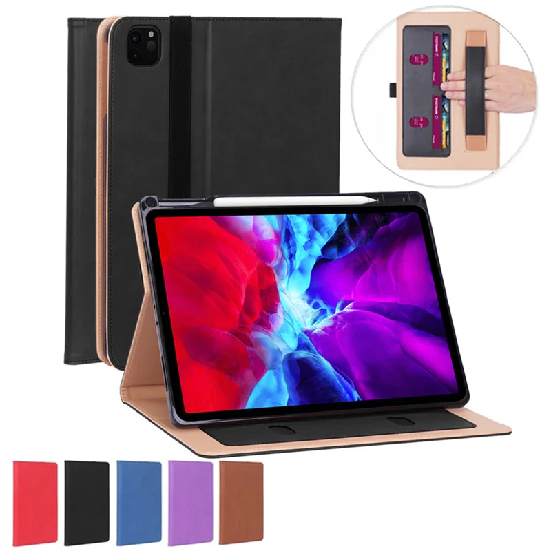 Чехол для планшета Apple iPad Pro 12,9 12 9 2020 с держателем для карандашей, Премиум кожаный чехол-книжка для Funda iPad Pro 12,9 2020 
Чехол для планшета Apple iPad Pro 12,9 12 9 2020 с держателем для карандашей, Премиум кожаный чехол-книжка для Funda iPad Pro 12,9 2020