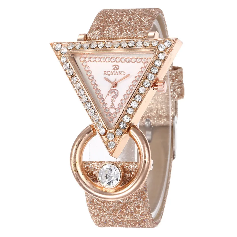2020 Women Watches Creative Luxury Triangle Rhinestone Dial Frosted Strap Ladies WristWatch Fashion Quartz Watch Relojes Mujer
2020 Women Watches Creative Luxury Triangle Rhinestone Dial Frosted Strap Ladies WristWatch Fashion Quartz Watch Relojes Mujer