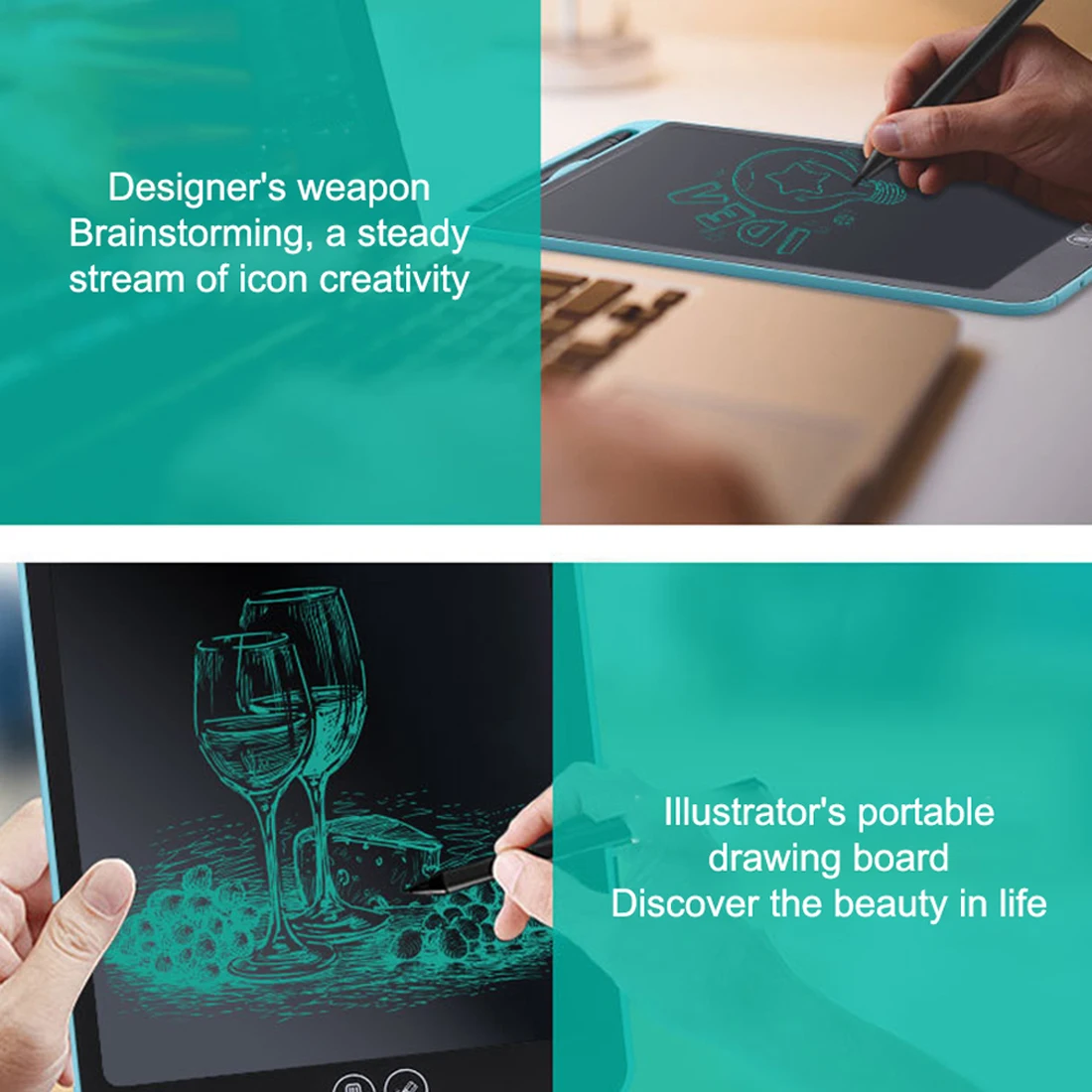 8.5 Inch LCD Writing Tablet Magic Pad Board ultra-thin Board Digital Drawing Tablet Hand writing Pads Portable Electronic Tablet
8.5 Inch LCD Writing Tablet Magic Pad Board ultra-thin Board Digital Drawing Tablet Hand writing Pads Portable Electronic Tablet