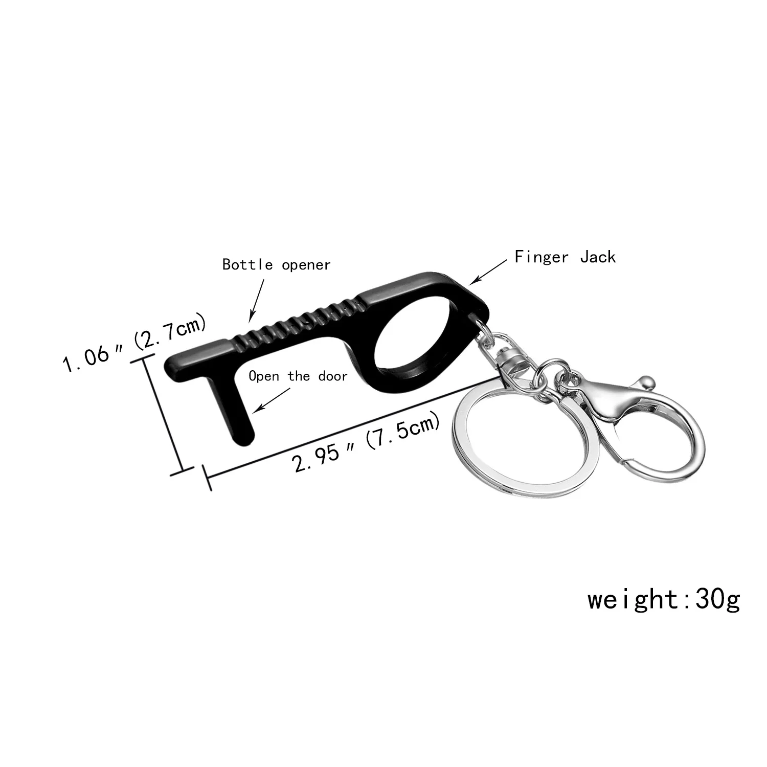2020 New Creative Anti Contact Door Opener No Touch Key Door Opener Key Chain Non-contact Door Handle Elevator Artifact Keychain
2020 New Creative Anti Contact Door Opener No Touch Key Door Opener Key Chain Non-contact Door Handle Elevator Artifact Keychain