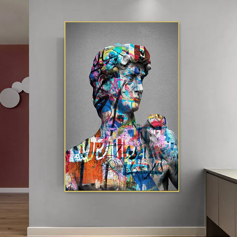 David Graffiti Painting On the Wall Art PostersCanvas Painting Oil Painting Modern Wall Art Picture Modern Livingroom Home Decor
David Graffiti Painting On the Wall Art PostersCanvas Painting Oil Painting Modern Wall Art Picture Modern Livingroom Home Decor