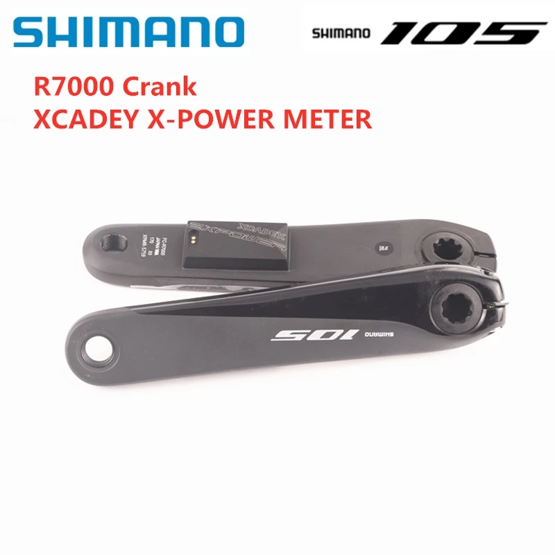 Shimano 105 R7000 левый шатун 165 мм 170 172 5 175 с XCADEY X POWER метр gps Поддержка ANT Bluetooth Бесплатная