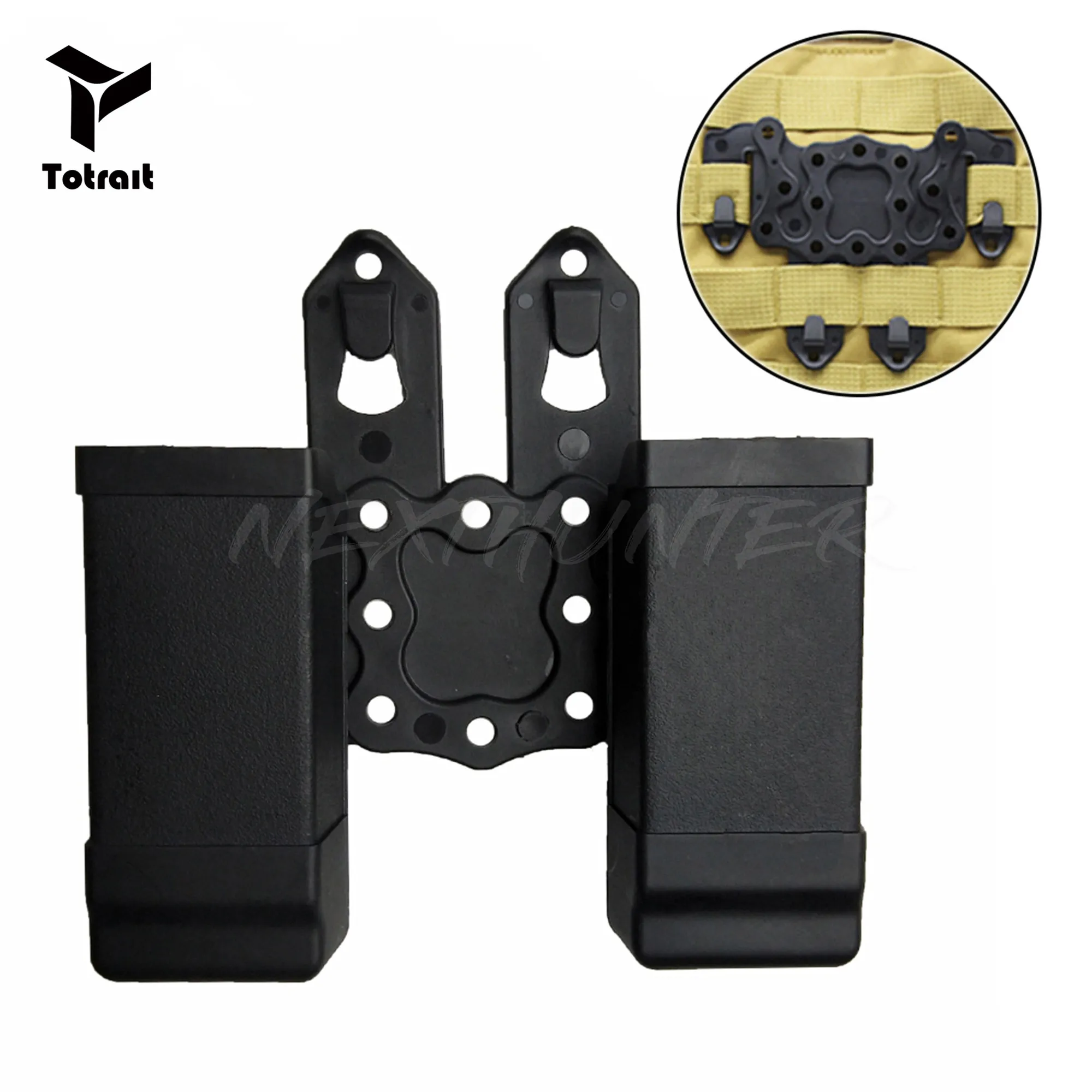 TOtrait Military CQC Molle Strike Speed Clip Platform Magazine Pouch Tactical Holster Gun Pistol Cover for Glock/M9/P226/UPS
TOtrait Military CQC Molle Strike Speed Clip Platform Magazine Pouch Tactical Holster Gun Pistol Cover for Glock/M9/P226/UPS