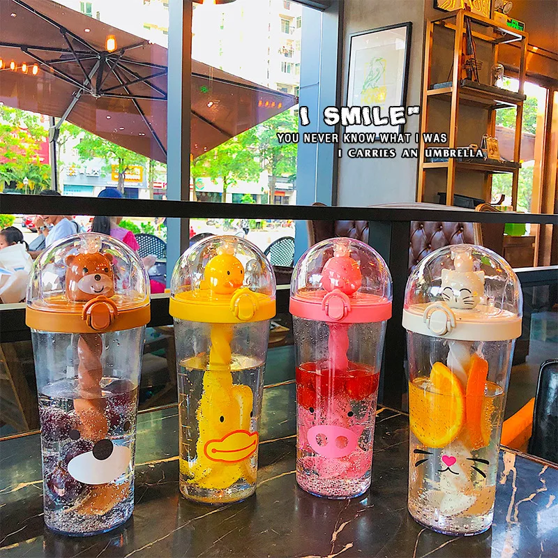 Cute Net Red Cartoon Animal Blending Cup Large Capacity Plastic Cup Male Student's Couple's Creative Straw Mug
Cute Net Red Cartoon Animal Blending Cup Large Capacity Plastic Cup Male Student's Couple's Creative Straw Mug
