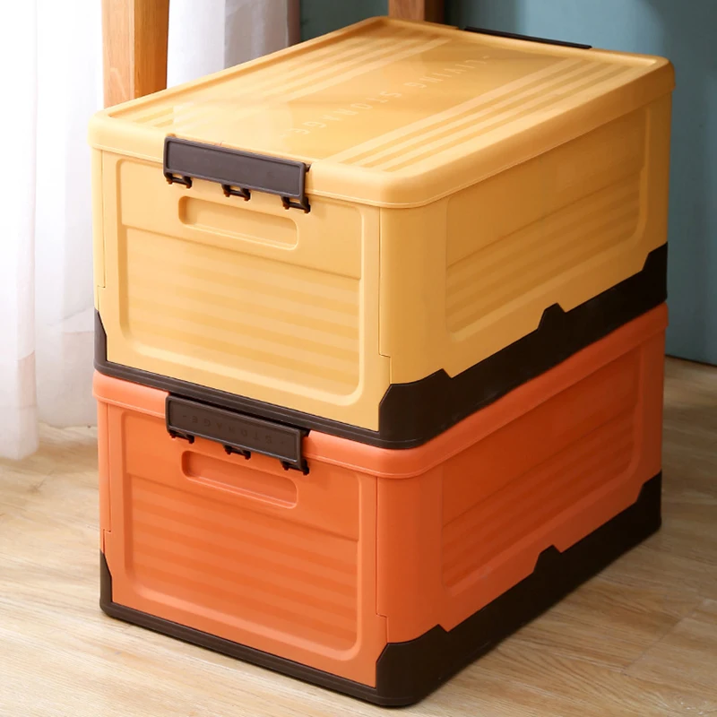 Folding Large Capacity Storage Box Multi-purpose Stackable Stationery Storage Container with Secure Cover for Home Car Desktop
Folding Large Capacity Storage Box Multi-purpose Stackable Stationery Storage Container with Secure Cover for Home Car Desktop