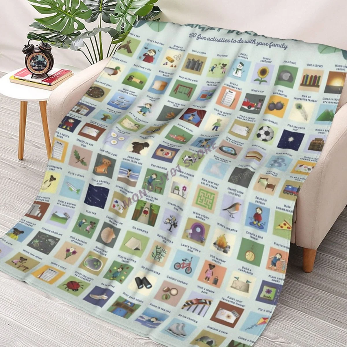 100 Activities To Do With Your Family Throw Blanket Sherpa Blanket cover Bedding soft Blankets
100 Activities To Do With Your Family Throw Blanket Sherpa Blanket cover Bedding soft Blankets