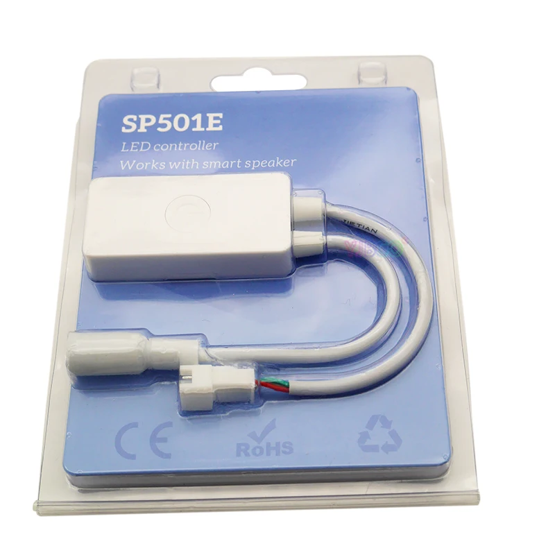 SP501E Wifi pixels WS2812B LED RGB Strip Controller DC5V 12V 24V Addressable Alexa Smart SPI Voice APP Control for Andriod/iOS 
SP501E Wifi pixels WS2812B LED RGB Strip Controller DC5V 12V 24V Addressable Alexa Smart SPI Voice APP Control for Andriod/iOS
