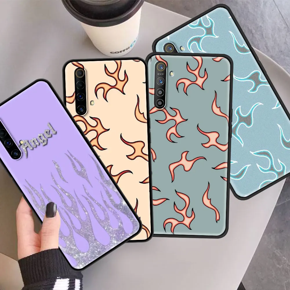 Black Soft Cover for Realme C3 6 5 Pro 7 Global X50 XT Q2 C11 Phone Case C3 6 Q2i 7i Silicone Coque Capa Fshoin Flame Colorful 
Black Soft Cover for Realme C3 6 5 Pro 7 Global X50 XT Q2 C11 Phone Case C3 6 Q2i 7i Silicone Coque Capa Fshoin Flame Colorful