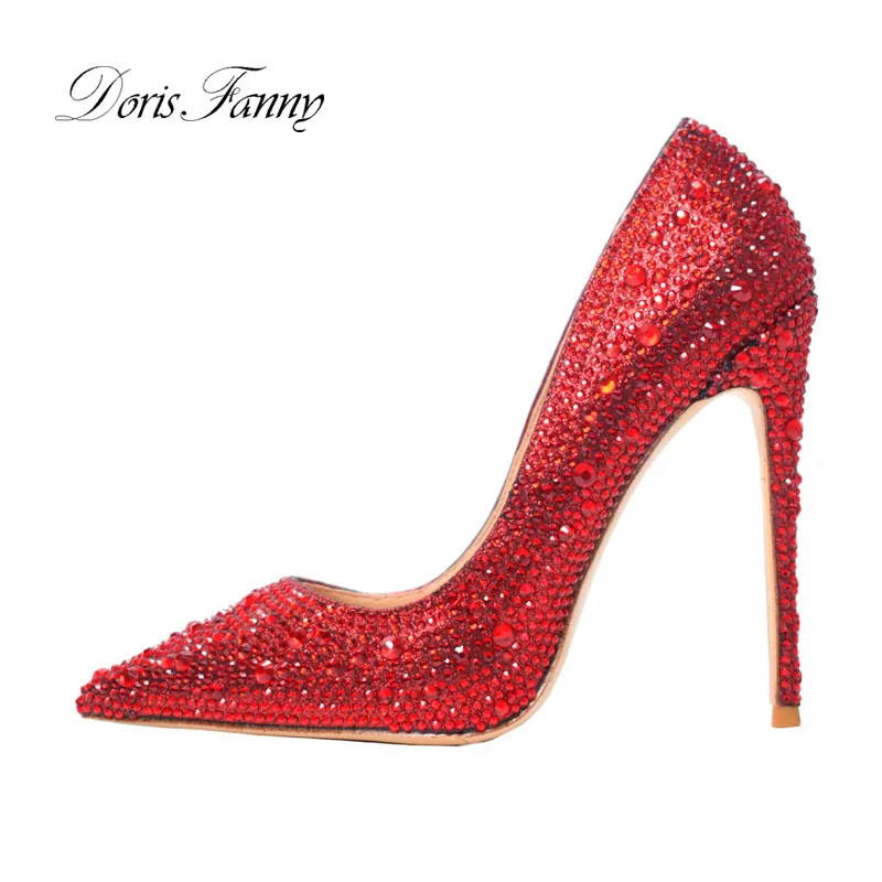 Doris Fanny Stiletto 2020 shoes woman Red Crystals woman wedding shoes bride sexy party shoes for women high heels Pumps
Doris Fanny Stiletto 2020 shoes woman Red Crystals woman wedding shoes bride sexy party shoes for women high heels Pumps
