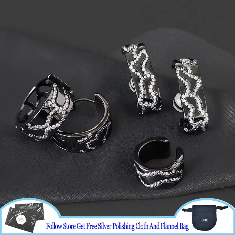 S925 Sterling Silver Earrings Camouflage Circle Earrings Curved Earrings Ear Bone Clip Tribal Popular High-End Jewelry Vintage
S925 Sterling Silver Earrings Camouflage Circle Earrings Curved Earrings Ear Bone Clip Tribal Popular High-End Jewelry Vintage