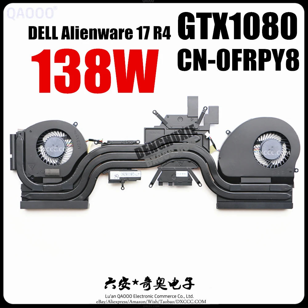 Новый ноутбук Процессор вентилятор для DELL Alienware 17 R4 17R5 P31E и графического