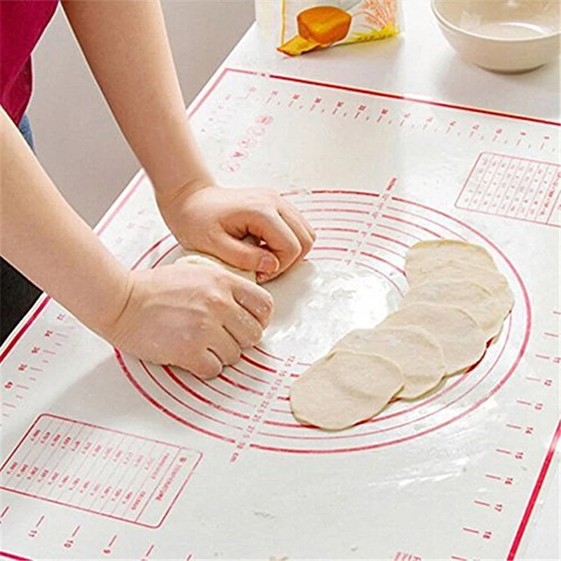 Silicone Non-stick Kneading Pad Thicken Rolling Dough Liner Pad Pastry Boards Cake Bakeware Paste Flour Table Sheet Kitchen Tool
Silicone Non-stick Kneading Pad Thicken Rolling Dough Liner Pad Pastry Boards Cake Bakeware Paste Flour Table Sheet Kitchen Tool