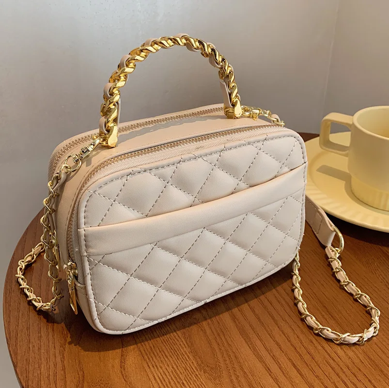 Кожаные сумки высокого качества, новинка 2021, повседневная сумка-мессенджер с ромбовидной цепочкой, модная женская текстурная сумка через п... 
Кожаные сумки высокого качества, новинка 2021, повседневная сумка-мессенджер с ромбовидной цепочкой, модная женская текстурная сумка через п...