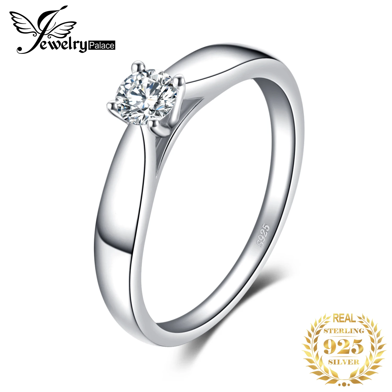 JewelryPalace Engagement Ring 925 Sterling Silver Rings for Women Solitaire Anniversary Wedding Band Silver 925 Jewelry Fashion 
JewelryPalace Engagement Ring 925 Sterling Silver Rings for Women Solitaire Anniversary Wedding Band Silver 925 Jewelry Fashion