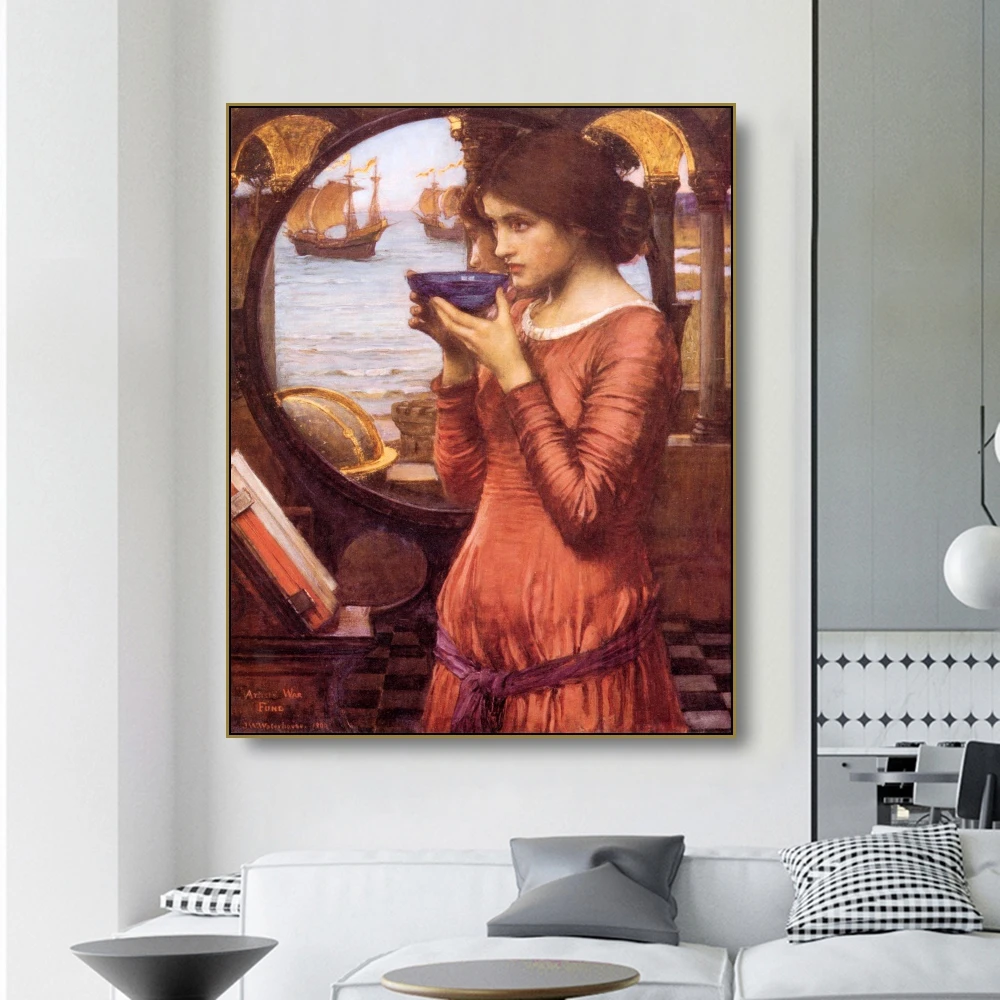 Cassisy Canvas Art Oil Painting《Destiny》John William Waterhouse Poster Picture Wall Decor Modern Home Decoration For Living room
Cassisy Canvas Art Oil Painting《Destiny》John William Waterhouse Poster Picture Wall Decor Modern Home Decoration For Living room